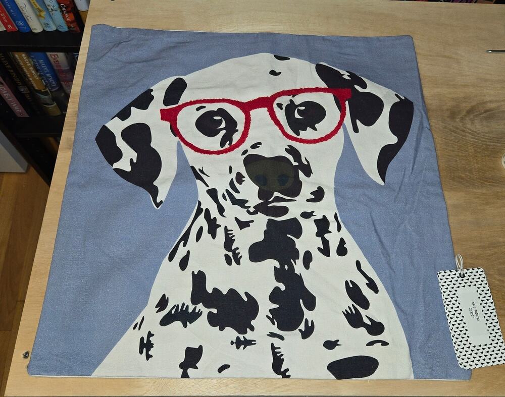 NWT Dalmatian pillowcase 20x20 SAATVIK